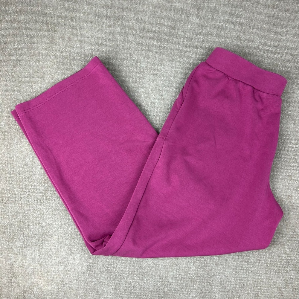 Mondetta Pants Womens Large Pink Stretch Heavyweight Ultra-Soft Wide Leg Pull On